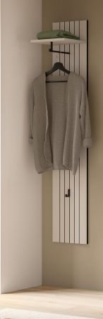 Garderobenpaneel Loreno in Kaschmir Wandgarderobe 31 x 160 cm