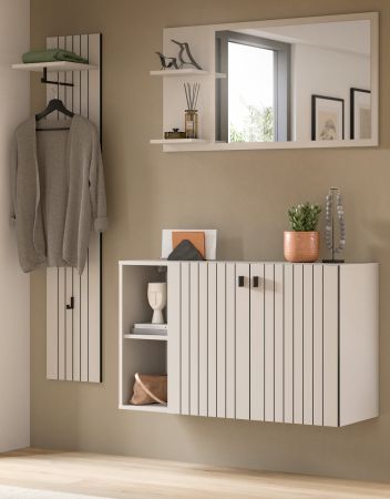 Garderobe Set 3-teilig Loreno in Kaschmir 152 x 192 cm