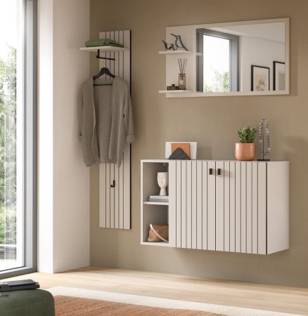 Garderobe Set 3-teilig Loreno in Kaschmir 152 x 192 cm