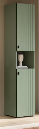 Flurschrank Loreno in gr�n, Schuhschrank 40 x 192 cm