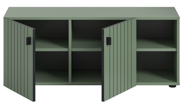 Garderobe Sitzbank Loreno in gr�n Garderobenbank 106 cm