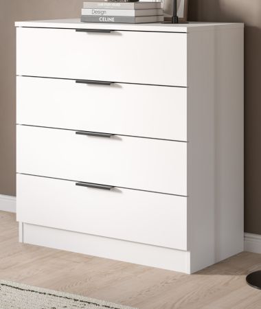Kommode Swan in wei� Schubladenkommode 74 x 80 cm