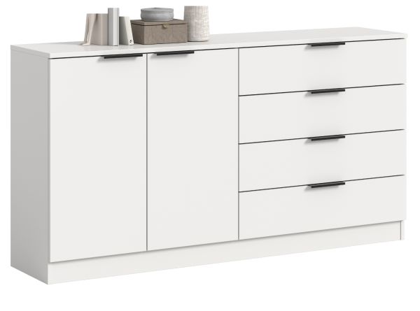 Sideboard Swan in wei� Kommode 148 x 80 cm
