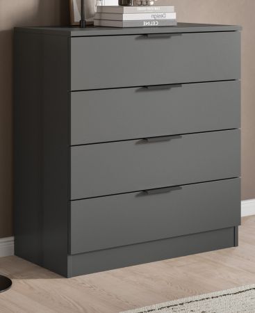 Kommode Swan in grau Schubladenkommode 74 x 80 cm