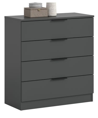 Kommode Swan in grau Schubladenkommode 74 x 80 cm