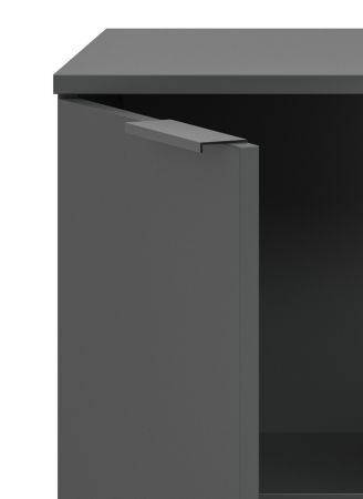 Sideboard Swan in grau Kommode 185 x 80 cm