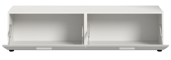 TV-Lowboard Cover in wei� Hochglanz TV Unterteil 160 x 41 cm