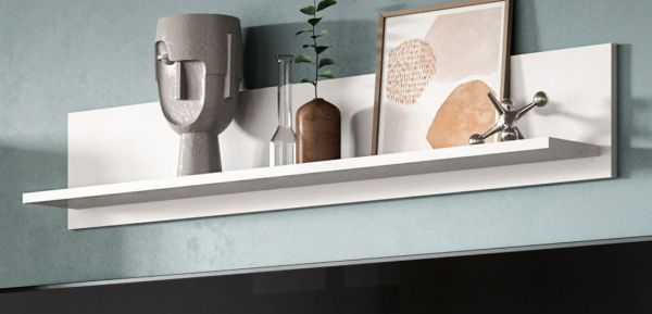 Wandboard Cover in wei� Wandregal 110 x 20 cm