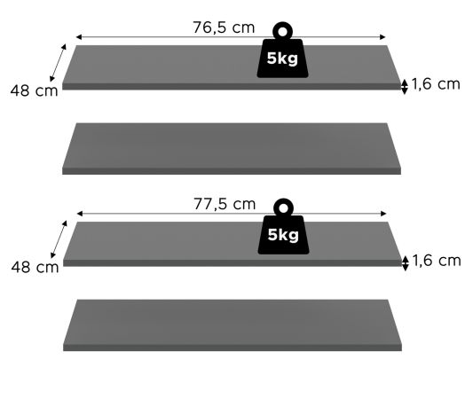 Kleiderschrank Carter in grau Dreht�renschrank 5-t�rig 200 x 176 cm