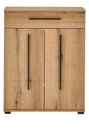 Schuhschrank Design-D in Evoke Eiche 80 x 103 cm
