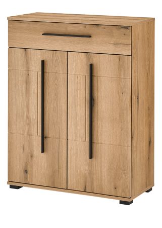 Schuhschrank Design-D in Evoke Eiche 80 x 103 cm