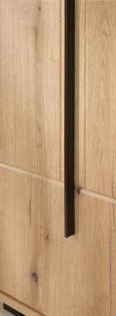 Kompaktgarderobe Design-D in Evoke Eiche 111 x 200 cm