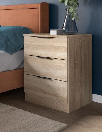 Nachttisch Swan in Sonoma Eiche Nachtkommode in Komforth�he 45 x 60 cm