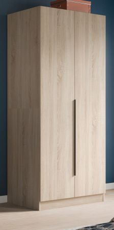 Kleiderschrank Swan in Sonoma Eiche Dreht�renschrank 2-t�rig 80 x 181 cm