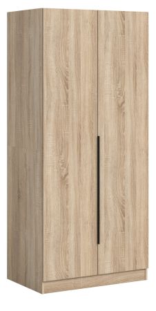 Kleiderschrank Swan in Sonoma Eiche Dreht�renschrank 2-t�rig 80 x 181 cm