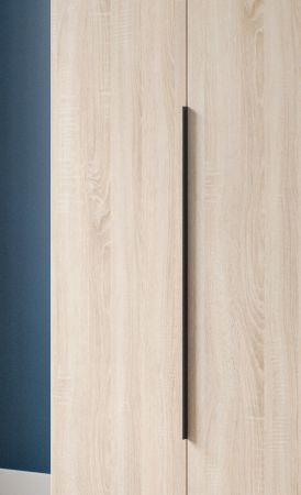Kleiderschrank Swan in Sonoma Eiche Dreht�renschrank 3-t�rig 120 x 181 cm
