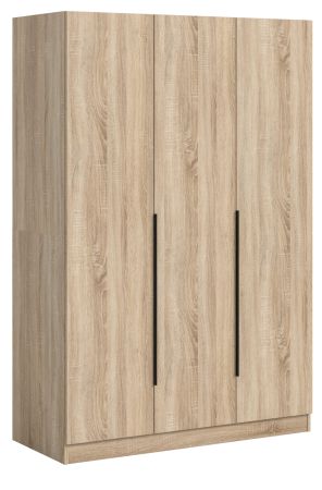 Kleiderschrank Swan in Sonoma Eiche Dreht�renschrank 3-t�rig 120 x 181 cm
