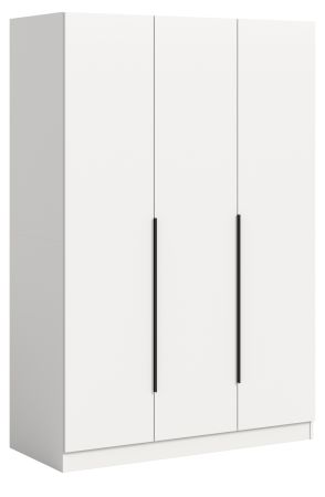 Kleiderschrank Swan in wei� Dreht�renschrank 3-t�rig 120 x 181 cm