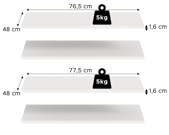 Kleiderschrank Swan in wei� Dreht�renschrank 5-t�rig 200 x 181 cm