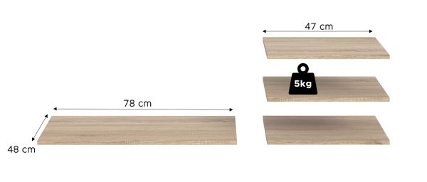 Kleiderschrank Girona in Sonoma Eiche und Kaschmir Dreht�renschrank 3-t�rig 130 x 183 cm