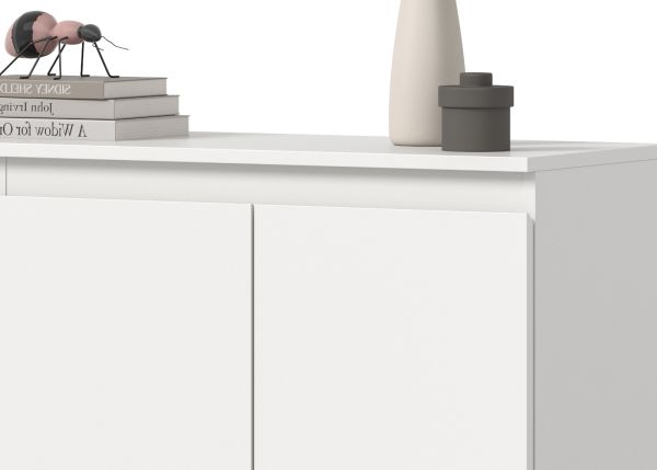 Kommode Assino in wei� 105 x 111 cm