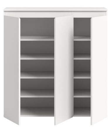 Kommode Assino in wei� 105 x 111 cm