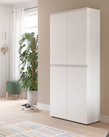 Mehrzweckschrank Assino in wei� 70 x 175 cm