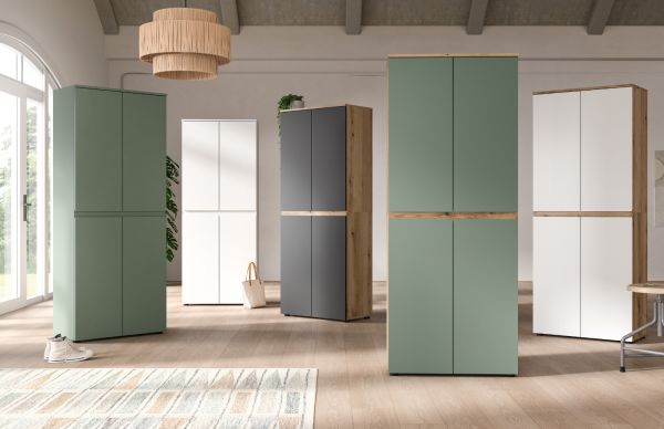 Mehrzweckschrank Assino in wei� 105 x 175 cm