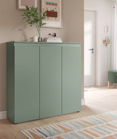 Kommode Assino in gr�n 105 x 111 cm