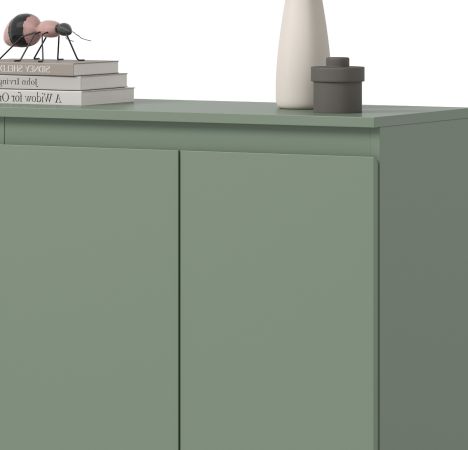 Kommode Assino in gr�n 105 x 111 cm