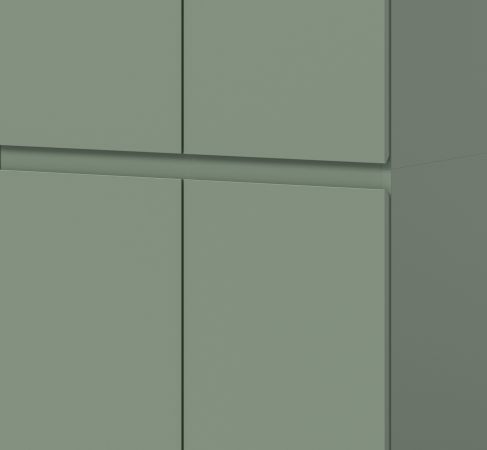 Mehrzweckschrank Assino in gr�n 70 x 175 cm