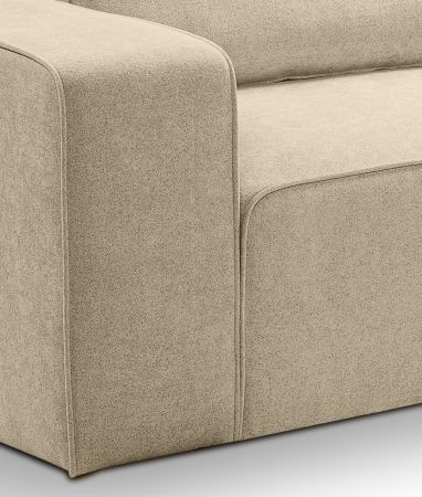 Sofa Pargola in beige Webstoff Ecksofa 4-Sitzer 305 x 281 cm