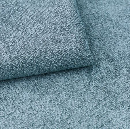 Sofa Pargola in hellblau Webstoff Ecksofa 4-Sitzer 305 x 281 cm