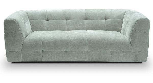 Sofa Astaro in mintblau Strukturstoff 2,5-Sitzer 217 cm