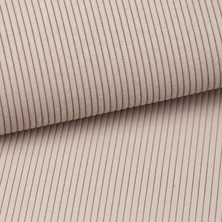 Sofa Palma in beige Cord Ecksofa U-Form 202 x 361 cm