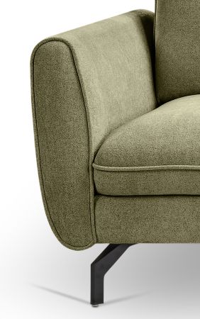 Sofa Palma in gr�n Webstoff Ecksofa 5-Sitzer 259 x 167 cm