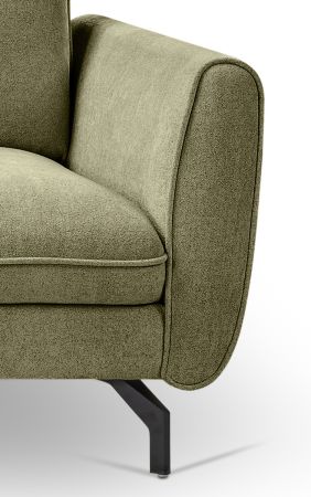 Sofa Palma in gr�n Webstoff Ecksofa 5-Sitzer 259 x 167 cm