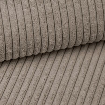 Sofa Canedo in beige-braun Cord Couch 2,5-Sitzer 200 cm