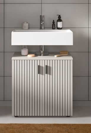 Waschbeckenunterschrank Livia in Kaschmir Badezimmer Unterschrank 60 cm