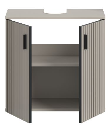 Waschbeckenunterschrank Livia in Kaschmir Badezimmer Unterschrank 60 cm