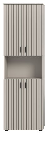 Badezimmer Hochschrank Livia in Kaschmir Badschrank 60 x 192 cm