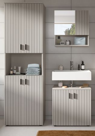 Badm�bel Set 3-teilig Livia in Kaschmir Badkombination 135 x 192 cm