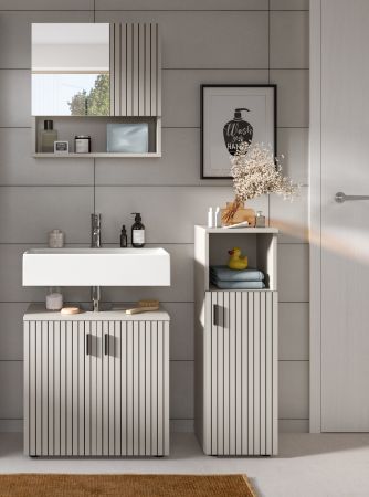 Badm�bel Set 3-teilig Livia in Kaschmir Badkombination 105 x 180 cm