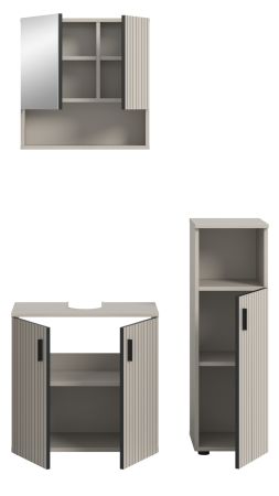 Badm�bel Set 3-teilig Livia in Kaschmir Badkombination 105 x 180 cm