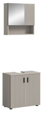 Badm�bel Set 2-teilig Livia in Kaschmir Badkombination 60 x 180 cm