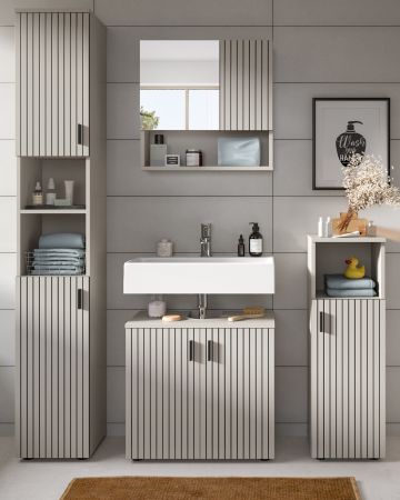 Badm�bel Set 4-teilig Livia in Kaschmir Badkombination 150 x 192 cm