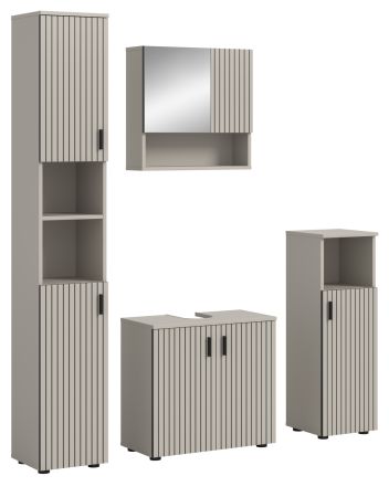 Badm�bel Set 4-teilig Livia in Kaschmir Badkombination 150 x 192 cm