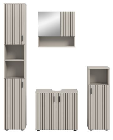 Badm�bel Set 4-teilig Livia in Kaschmir Badkombination 150 x 192 cm