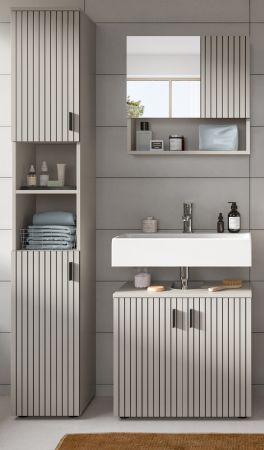 Badm�bel Set 3-teilig Livia in Kaschmir Badkombination 105 x 192 cm