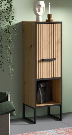 Badezimmer Kommode Scana in Artisan Eiche Badkommode 30 x 101 cm, Soft-Close